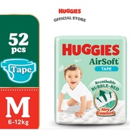 Huggies AirSoft Tape M52 Diapers