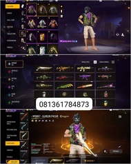 jual akun ff polosan sg riper