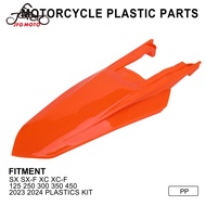 JFG MOTO บังโคลนหลังสำหรับ KTM SX SX-F XC XC-F 125 250 300 350 500อุปกรณ์มอเตอร์ไซค์