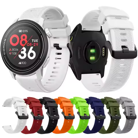 Replacement 22mm Soft Silicone Strap For COROS PACE 3 Sports Watch Band Bracelet For COROS APEX 2 Pr