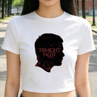 Dexter crop top women streetwear japanese grunge t shirt summer grunge funny