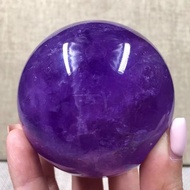 Natural Amethyst Polished Crystal Ball, As Classic Crystal Ornaments, Both Aesthetic Value and Cultu