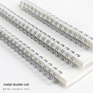 A5 Notebook Simple Coil Plastic Cover Note-book Loose Leaf Stationery 80 Sheets Binder Notebook For 