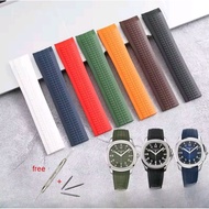 Patek Phillipe Aquanut 20mm Silicone Rubber Watch Strap 20mm Watch Strap