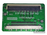 Conventer lvds  fhd 51 lg  pin ke lhd lg 30 pin