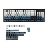 YMDK 1.7mm Thickness PBT Gradient Keycaps Cherry Profile Dye Sub Mac Keyset for ANSI ISO 104 TKL GK6