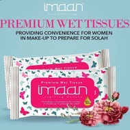 Premium Wet Tissue: Imaan Wipes Argan Oil/Make up Remover(muslim Product)