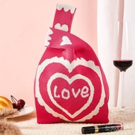 Factory Direct Sale Knitted Handbag Ladies Knitted Bag Tote Bag Souvenir Holiday Event Handbag Gift 