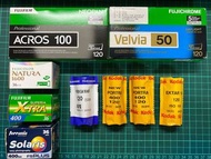 Fujichrome Velvia rvp50  fujifilm acros natura x-tra Kodak portra ektra Ferrania  Solaris 過期 菲林