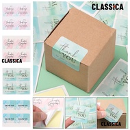 CLASSICA 100PCS Thank You Stickers Party Supplies Package Decoration Gift Wrapping Gorgeous