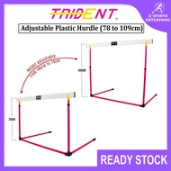 Trident Adjustable Plastic Hurdle - Neon Pink (78 to 109cm) Training Hurdles Lari Lompar Berpagar Ag