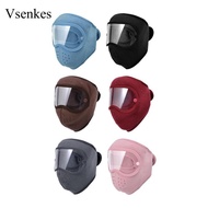 [Vsenkes] Warm Ski Mask, Reusable Sports Face Shield, Fleece Face Mask for Cold Weather, for Men And