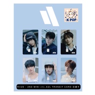 Hanju🇰🇷Pre-Order🌟RIIZE-2ND MINI (II) _ EZL TRANSIT CARD Traffic CARD
