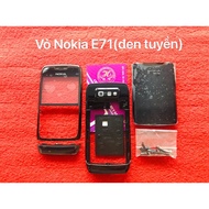 Nokia E71 case (pure black)