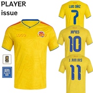 Colombia 2026 Player Issue Men's Home Short Sleeves Football Jersey T-shirt with #7 LUIS DIAZ S-2XL