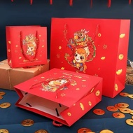 Red Dragon Horse Paper Bag Good Quality Durable Can Be Used In Many Ways Suitable For The Chinese Fe