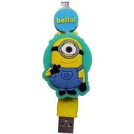 北車實體門市 五鐵秋葉原 小小兵 Micro USB 造型 伸縮 充電 傳輸線-綠 A9 Z5 NOTE5 ZF2 J7