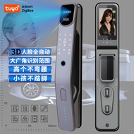 Digital Lock 3D Face Smart Door Lock WIFI TUYA Smart Lock Cat'Eye Face Recognition Unlock Door Lock Digital 面部解锁