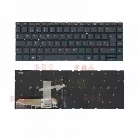 ZZMM For HP EliteBook 1040 G4 X360 1040 G5 G6 Black SP Keyboard Backlight L66881-071