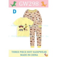 2Y - ZOO ANIMAL BOYS' SLEEPWEAR 3in1 GLEOITE WARDROBE GW298