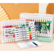 Acrylic Marker pen code 9102A High quality, has 1224/36/48/60/72/80/96 colors, waterproof Acrylic pa