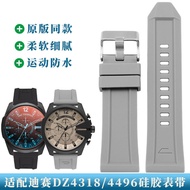 Watch Strap Dissai Watch Strap DZ4318/4323/4283/4476 Waterproof Original Silicone Men's Strap 26 28m