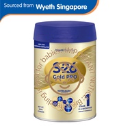 Wyeth Nutrition S-26 Gold Pro Stage 1 Infant Formula (900g)