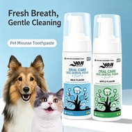 Pet Mousse Toothpaste For Dog's Fresh Breath Toothpaste Dog Toothpaste Pet Toothbrush Pet Dental Car