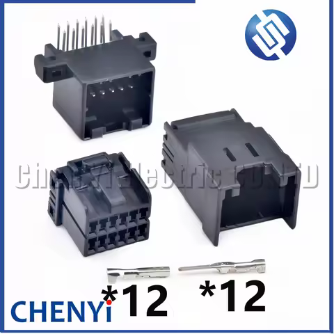 12 Pin 174058-2 174045-2 male or female Sealed black auto wire connector window lifter assembly harn