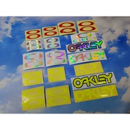 Sticker Cutting Oakley Fluorescent Overlap Cutting Sticker Oakley Factory Direct Sale