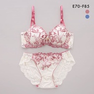 SANEI high side aromatic memoir bra panties set (Sizes E-F)(C0010556EF)(Direct from Japan)1