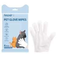 PetStern(6/8/10pcs/pack) Pet Cleaning Glove Cat Bath Glove Towel Gloves Wet Wipes Dog Cleaning Glove