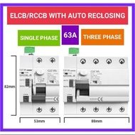 Auto Recloser Device With 63A RCCB/ELCB💗Ready Stock 💗