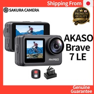 AKASO Brave 7 LE Action Camera, 4K, 20 MP, IPX7 Waterproof digital camera【Direct from Japan】