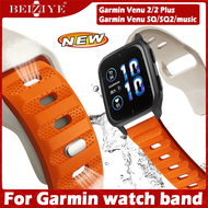 Soft Rubber Band Sport Watchband For Garmin Venu SQ / SQ 2 music strap For Garmin Venu 2 / 2 Plus st