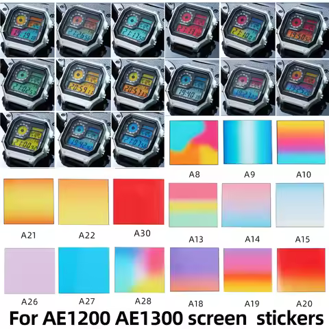 AE1200 AE1300 WS-1600 Color Display Film Sticker DIY ins style screen Color Changing Filter sticker 