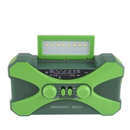 Y610000MAh Emergency Radio Solar Hand Crank Radio Portable Radio with Phone Charger LED Flashlight