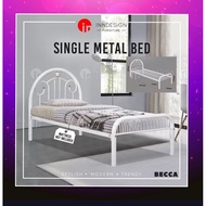 BECCA SINGLE METAL BED FRAME (DELIVER WITHIN 3-5 WORKING DAYS)