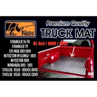 PARA Rear trunk boot rubber matt carpet hilux revo vigo rogue Navara dmax ford ranger bt50 triton bo