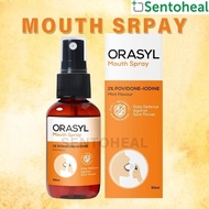 ORASYL Orange Mouth Spray 50 ml [EXP: FEB 2028] (Contains Povidone-Iodine)