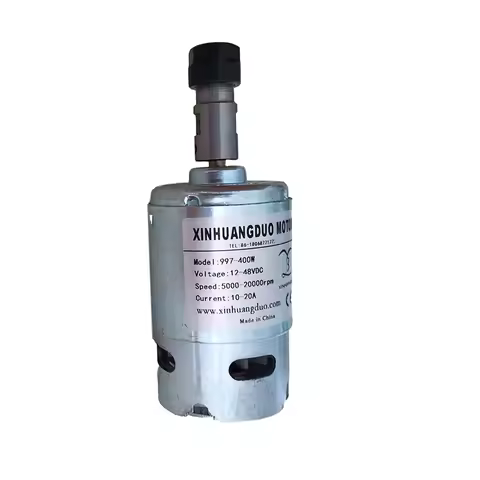 997 Powerful DC spindle Motor 400W DC12-48V High Speed Motor Silent Ball Bearing Engraving Machine S