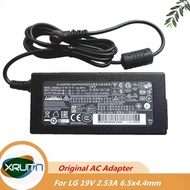 Original new FOR LG LCD monitor LED TV 19V 2.53A 6.5x4.4mm DA-48F19 AC adapter Power supply Charger 