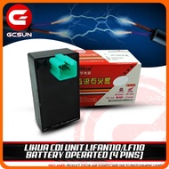 LIHUA CDI UNIT LIFAN110/LF110 BATTERY OPERATED (4PINS)- GCSUN MOTORCYCLE .