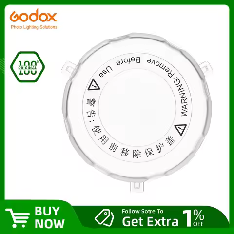 Godox Glass Cover Protector Cap for Godox NiceFoto Jinbei Bowens Mount SL/FV/FL/UL/SZ Series LED Vid