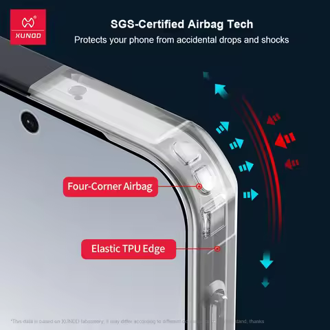 Xundd For Oppo Find X9 Find X9 Pro Case,Airbags Shockproof Bumper Shell,Stripes Transparent Back Cov