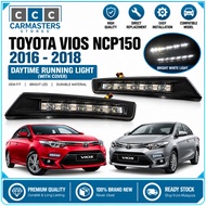 Lampu Daylight LED Bumper Depan Toyota VIOS NCP150 2016 2017 2018 Front Bumper DRL Daytime Running L
