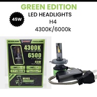 MOHAWK ME SERIES GREEN EDITION 45W H4 LED HEADLAMP 4300K/6000K