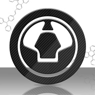 3D Carbon Fiber Motorcycle Tank Cap Cove Sticker Decal Waterproof Accessori For Z750 Ninja ZX-6R ZX-