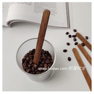 韓風ins款日式實木酸奶勺果醬黃油刀蜂蜜果汁勺咖啡攪拌片攪拌棒