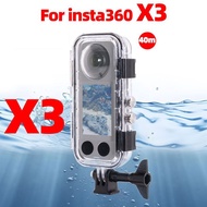 Underwater Waterproof Case For Insta360 X3 Panoramic Camera 40m Dive Case One X3 Protection Housing 